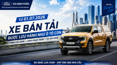 Xe Bán Tải Chính Thức Được Lưu Hành Như Ô Tô Con Từ 01/07/2026: Chủ Xe Ford Ranger Đón Tin Vui Lớn Copy Copy