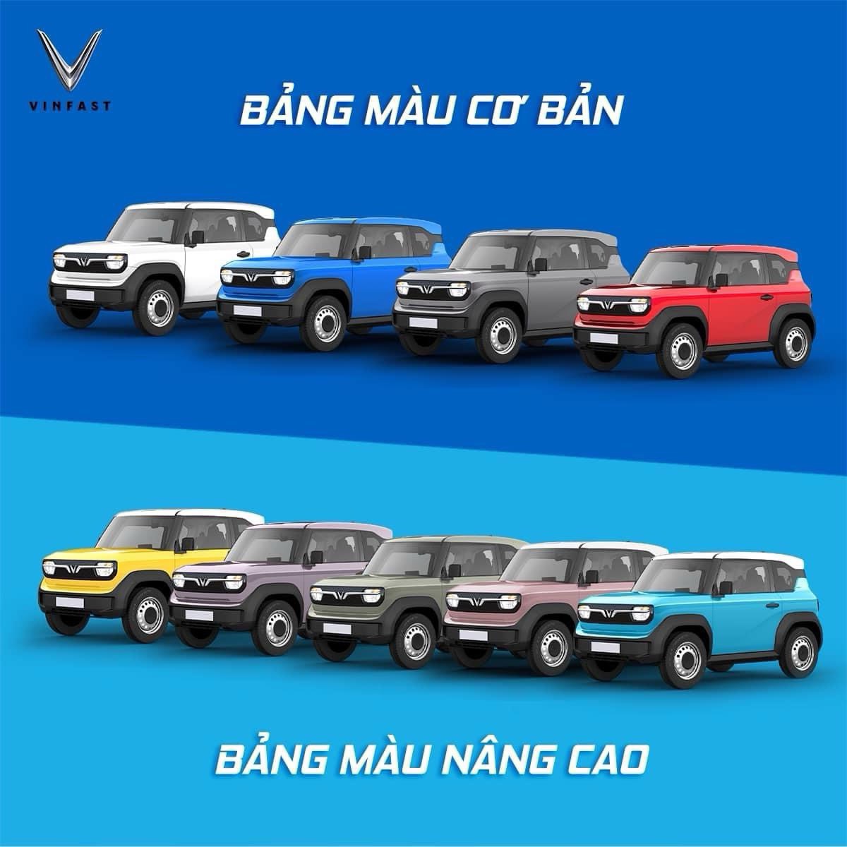 Màu xe VinFast VF 3